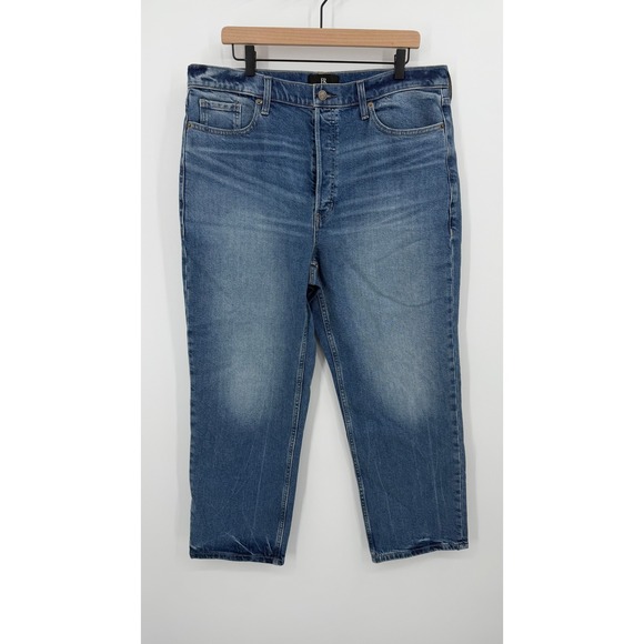 Banana Republic Denim - Banana Republic The Straight J Medium Wash Denim‎ Jeans Womens Size 33